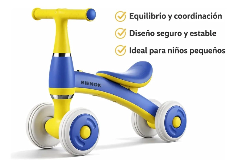 CORREPASILLOS MOTO ANDADOR 4 RUEDAS PARA BEBE S - 2