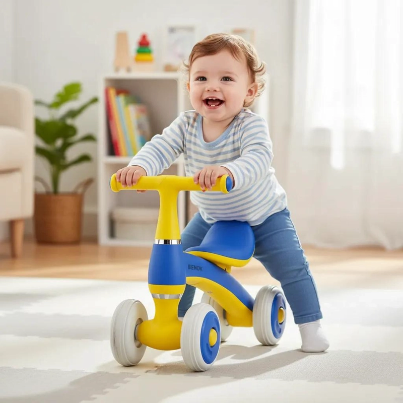 CORREPASILLOS MOTO ANDADOR 4 RUEDAS PARA BEBE S - 4