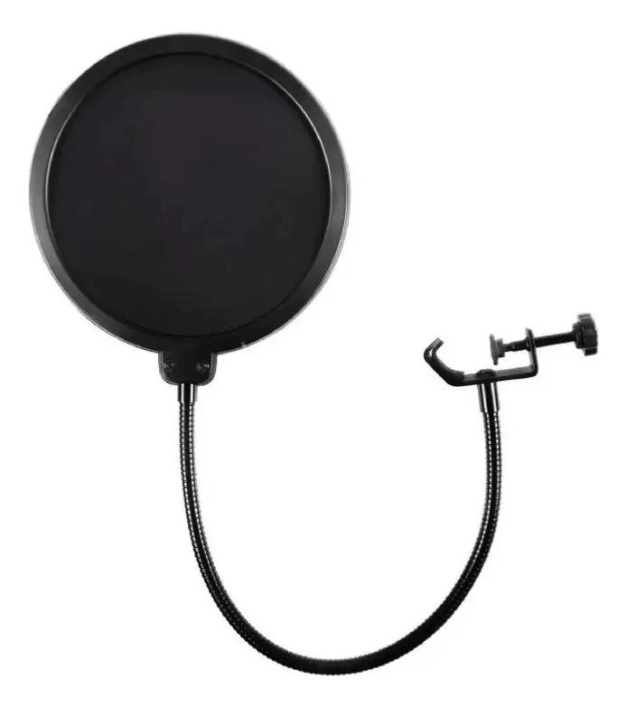 KIT MICROFONO DE ESTUDIO CON SOPORTE Y ANTIPOP - 3