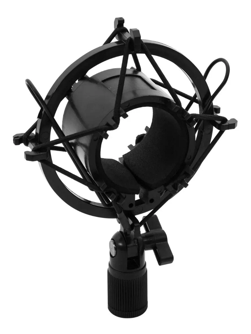 KIT MICROFONO DE ESTUDIO CON SOPORTE Y ANTIPOP - 4