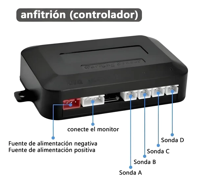 SENSOR DE RETROCESO CON DISPLAY Y ALARMA - 10