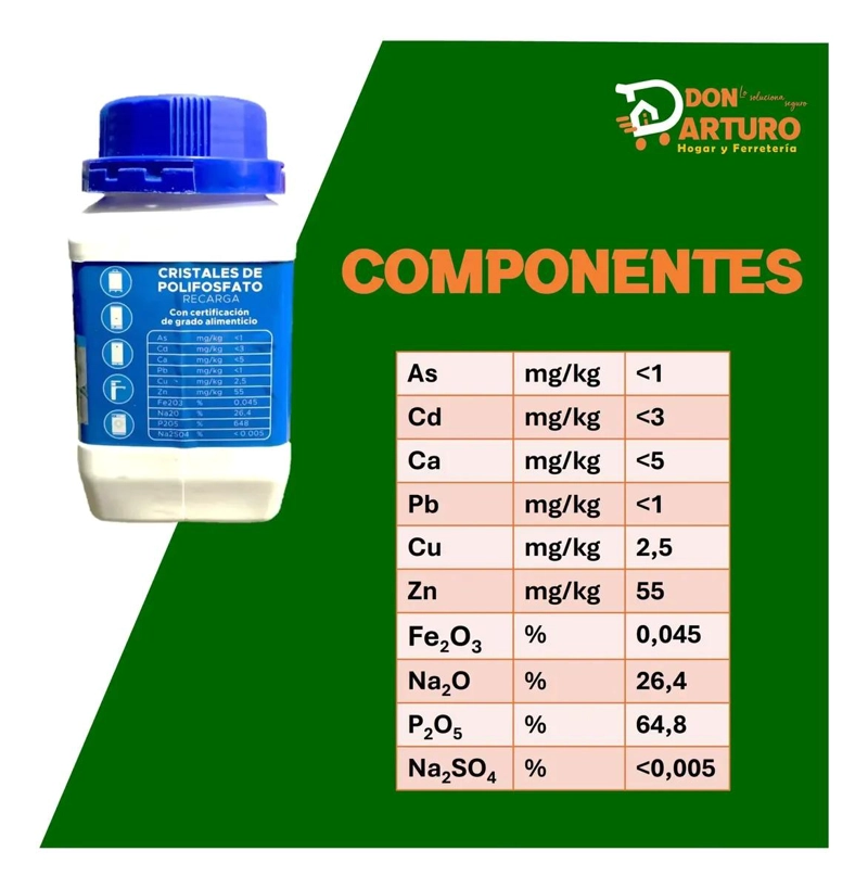 RECARGA CRISTALES ANTISARRO 750 G FILTRO - 3