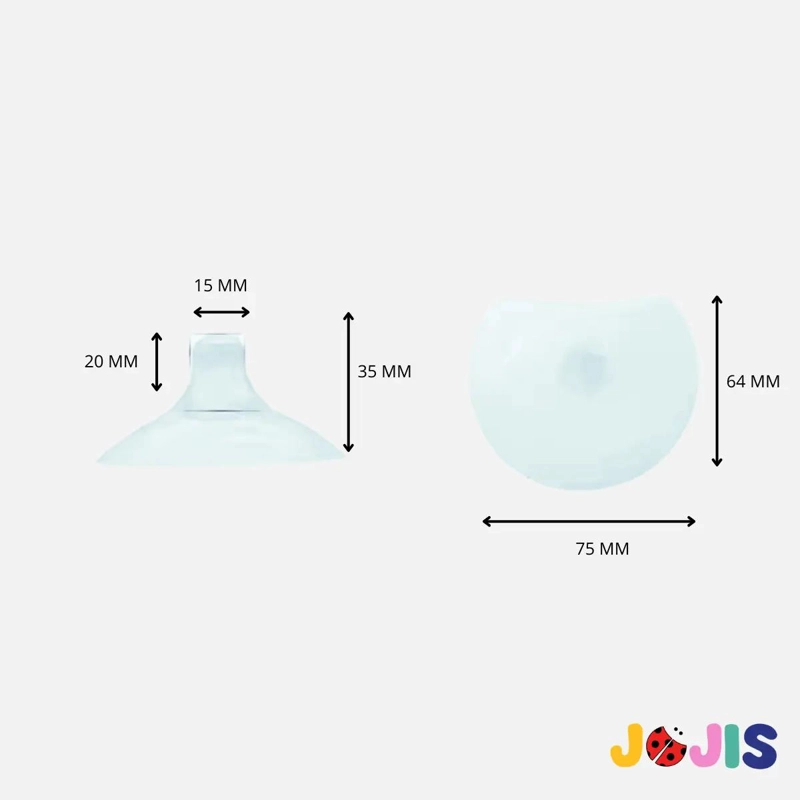 PEZONERAS DE LACTANCIA SILICONA PARA BEBE S - 2