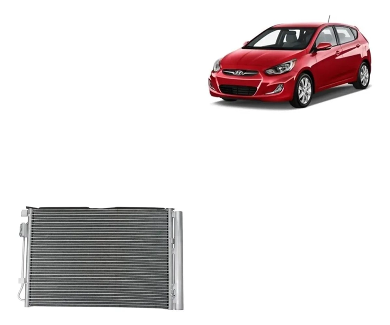 CONDENSADOR PARA HYUNDAI ACCENT 2012 A 2019 - 1