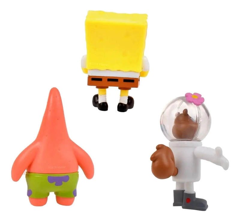 PACK 3 FIGURAS 5 CM BOB ESPONJA ARENITA - 5