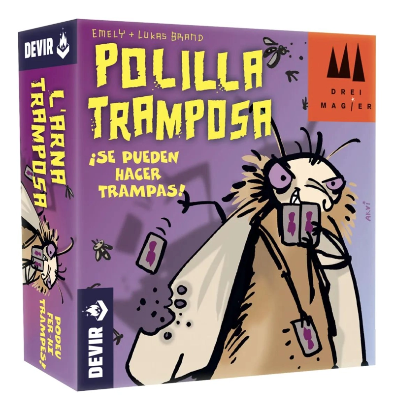 JUEGO DE MESA POLILLA TRAMPOSA EN ESPAÑOL - 1