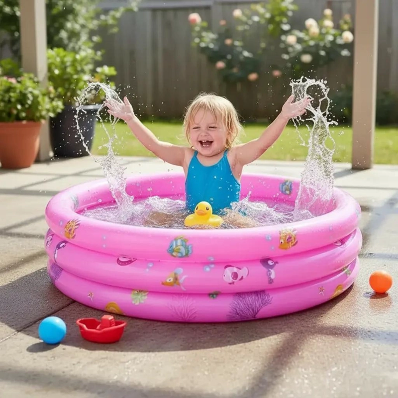 PISCINA INFLABLE INFANTIL 1.20 METROS - 1