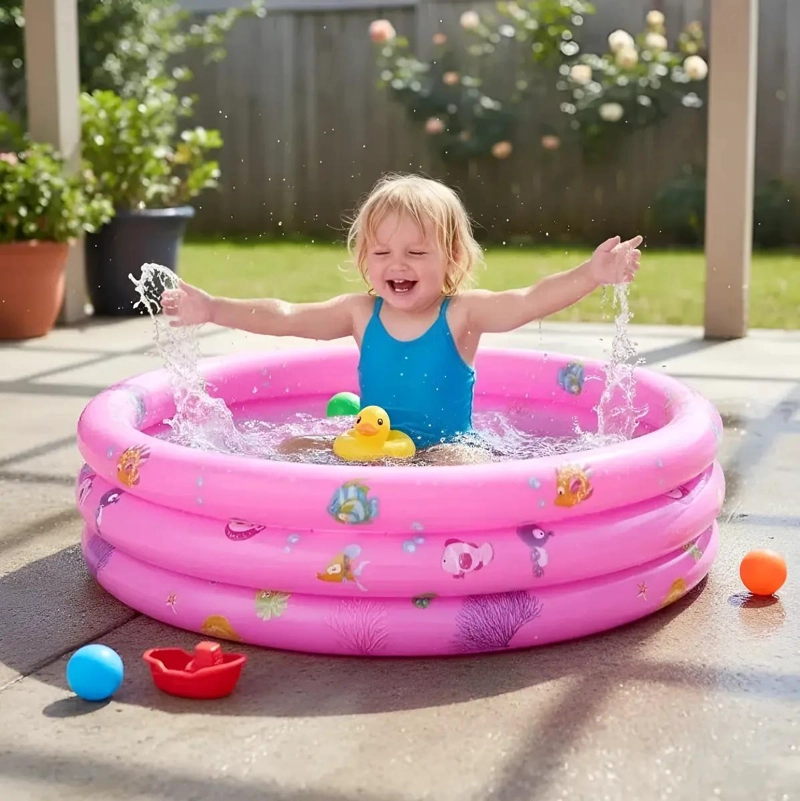 PISCINA INFLABLE INFANTIL 1.20 METROS - 3