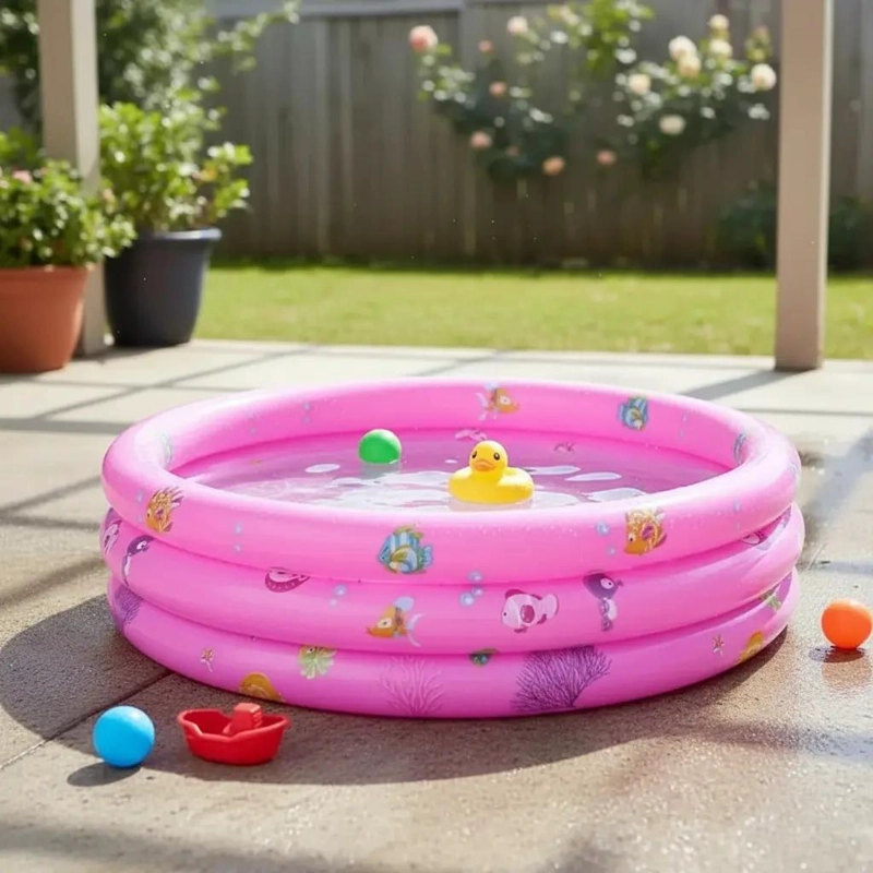 PISCINA INFLABLE INFANTIL 1.20 METROS - 4