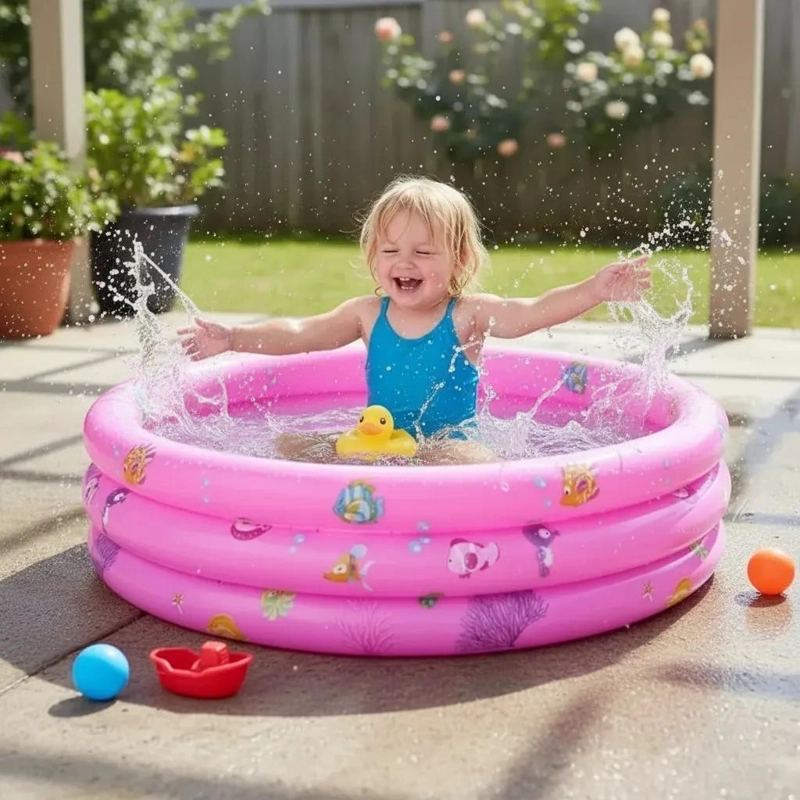 PISCINA INFLABLE INFANTIL 1.20 METROS - 5