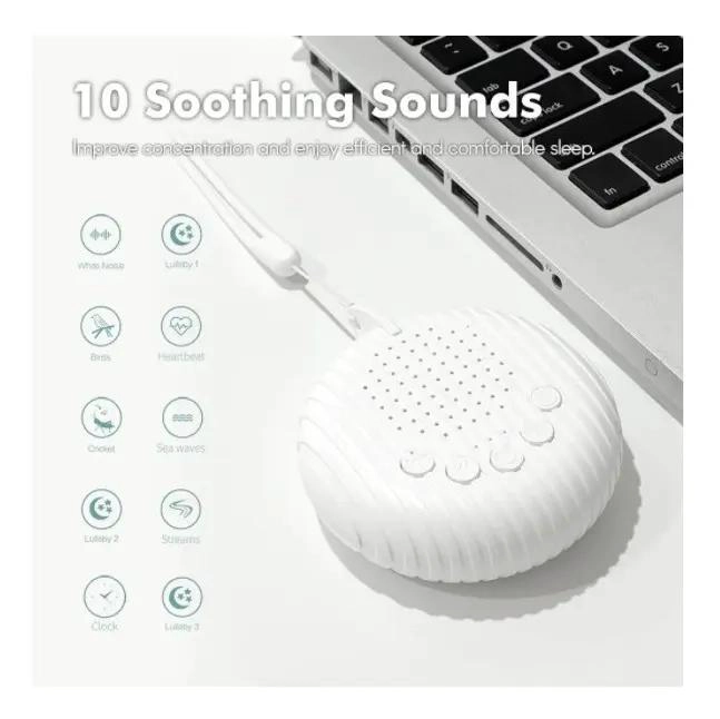 MAQUINA DE RUIDO BLANCO RECARGABLE PARA BEBE S - 5