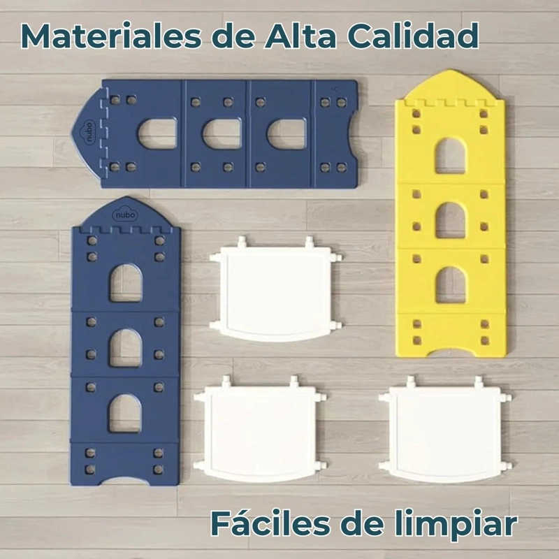 MUEBLE ORGANIZADOR INFANTIL 8 CONTENEDORES AZUL - 4
