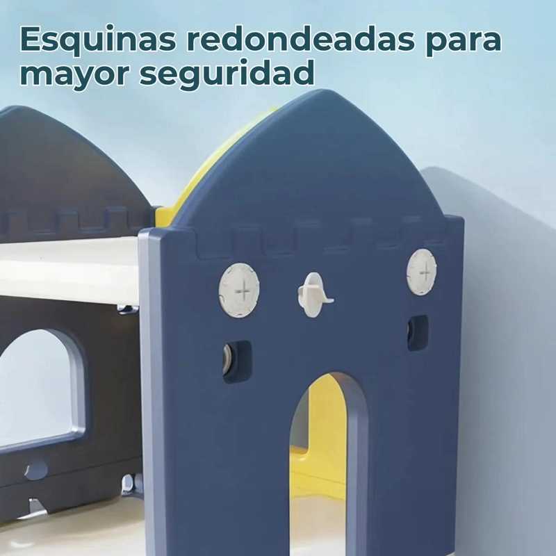 MUEBLE ORGANIZADOR INFANTIL 8 CONTENEDORES AZUL - 5