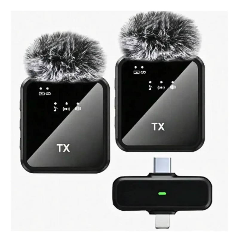 PACK 2 MICROFONOS INALAMBRICOS DUAL PARA MOVILES - 5