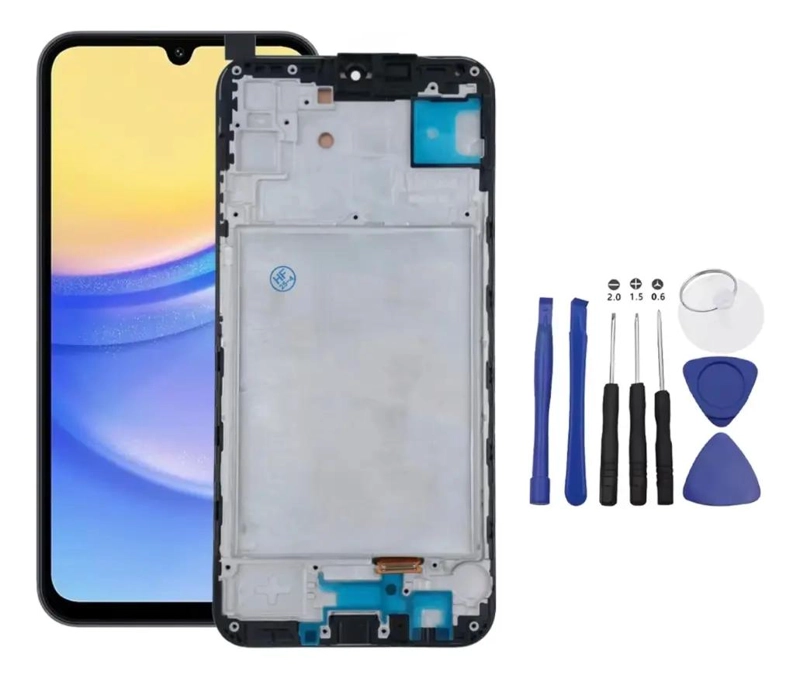 GENÉRICO PANTALLA PARA SAMSUNG A15 CON MARCO Y HERRAMIENTAS