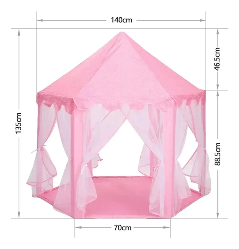 CARPA CASTILLO PLEGABLE PARA JUEGOS INFANTILES - 4