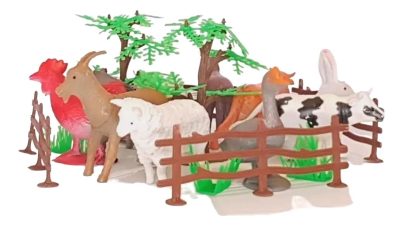 SET DE 20 FIGURAS DE ANIMALES DE GRANJA - 2