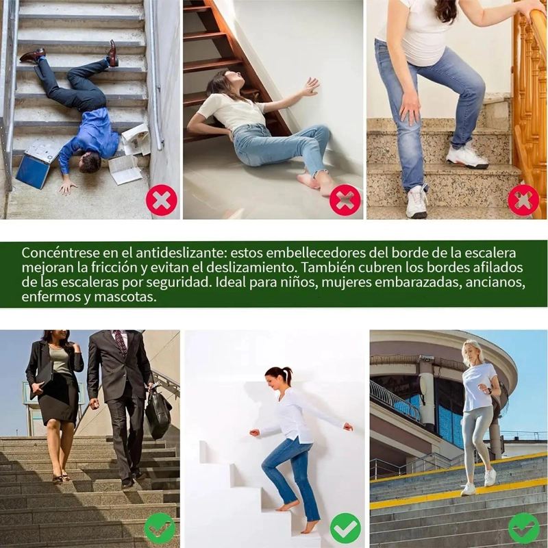 PROTECTOR DE BORDE PARA ESCALERA 3M MARRON - 4