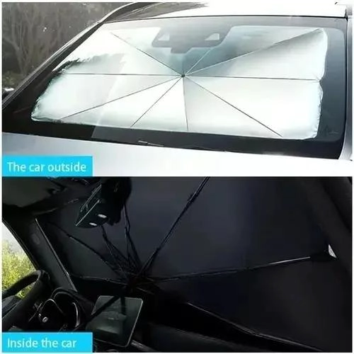 PARASOL CUBRE SOL PARA AUTO TIPO SOMBRILLA - 4
