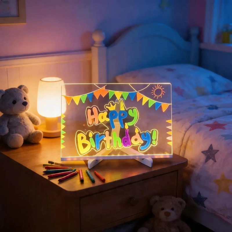 TABLERO DE DIBUJO MAGICO CON LUZ LED - 1