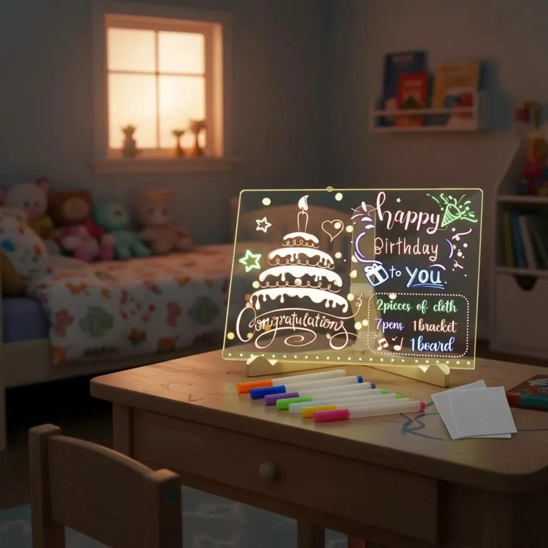 TABLERO DE DIBUJO MAGICO CON LUZ LED - 4