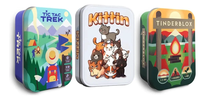 PACK DE JUEGOS DE MESA DIVERSION EN LATITAS - 1