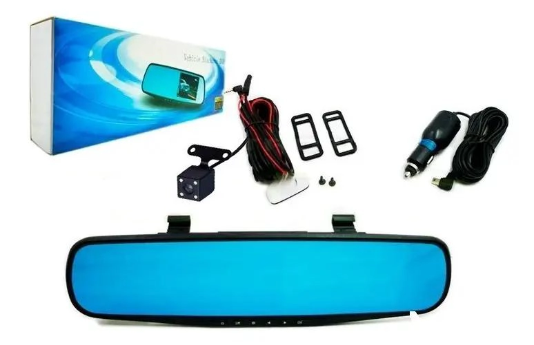 CAMARA DE AUTO ESPEJO RETROVISOR Y RETROCESO - 9