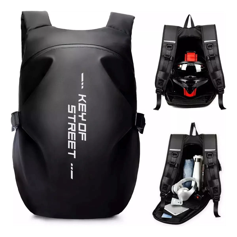 MOCHILA IMPERMEABLE PARA CASCO DE MOTOCICLETA - 2
