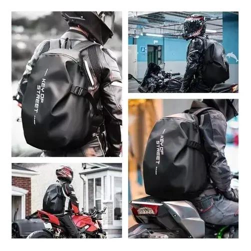 MOCHILA IMPERMEABLE PARA CASCO DE MOTOCICLETA - 5