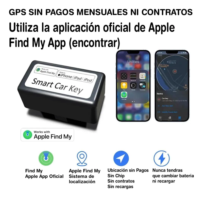 LOCALIZADOR GPS PARA VEHICULOS CON OBD - 2