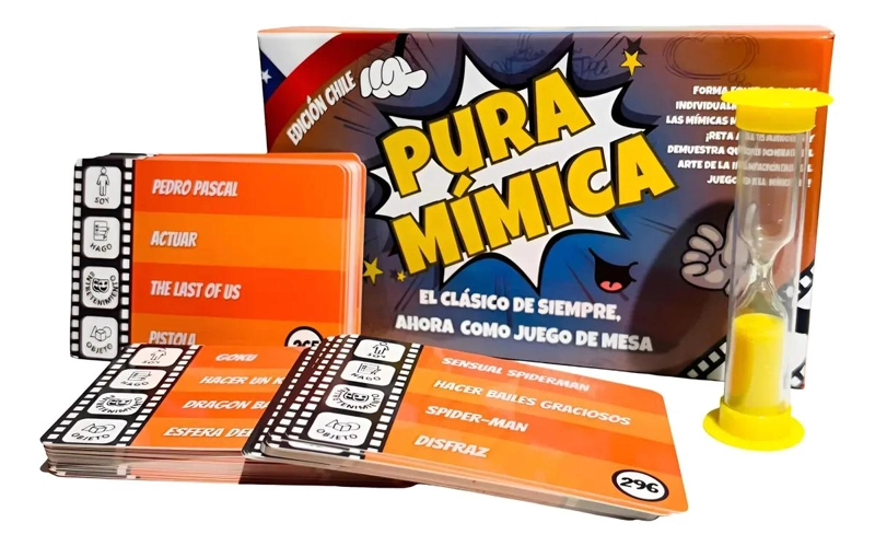 JUEGO DE MESA PURA MIMICA EDICION CHILE - 1