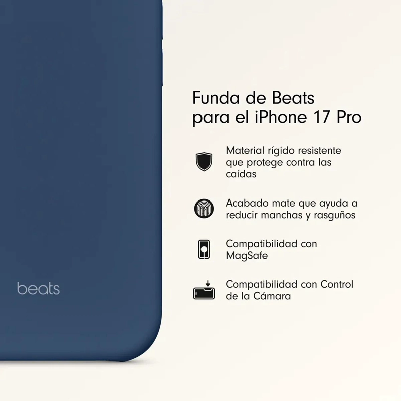 FUNDA CON MAGSAFE PARA IPHONE 17 PRO AZUL - 2