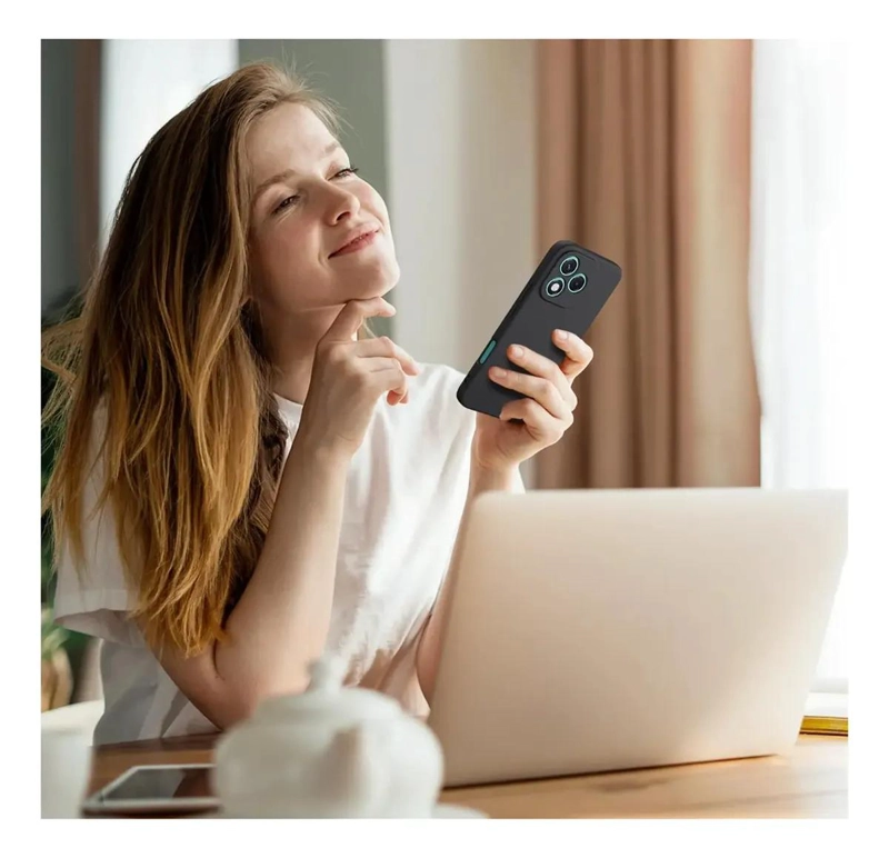 FUNDA DE GOMA PARA HONOR 400 LITE COLORES - 4