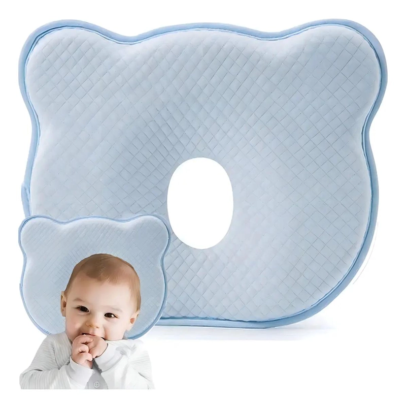 ALMOHADA MEMORY FOAM ANTIPLAGIOCEFALIA BEBE  0-12 M - 1