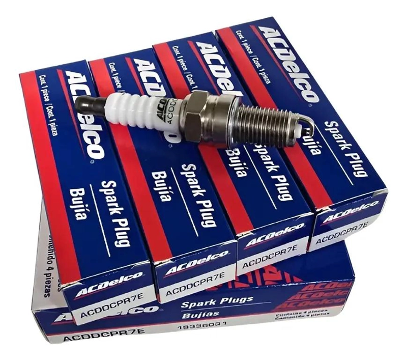 JUEGO DE 4 BUJIAS PARA CHEVROLET SAIL Y SPARK - 1