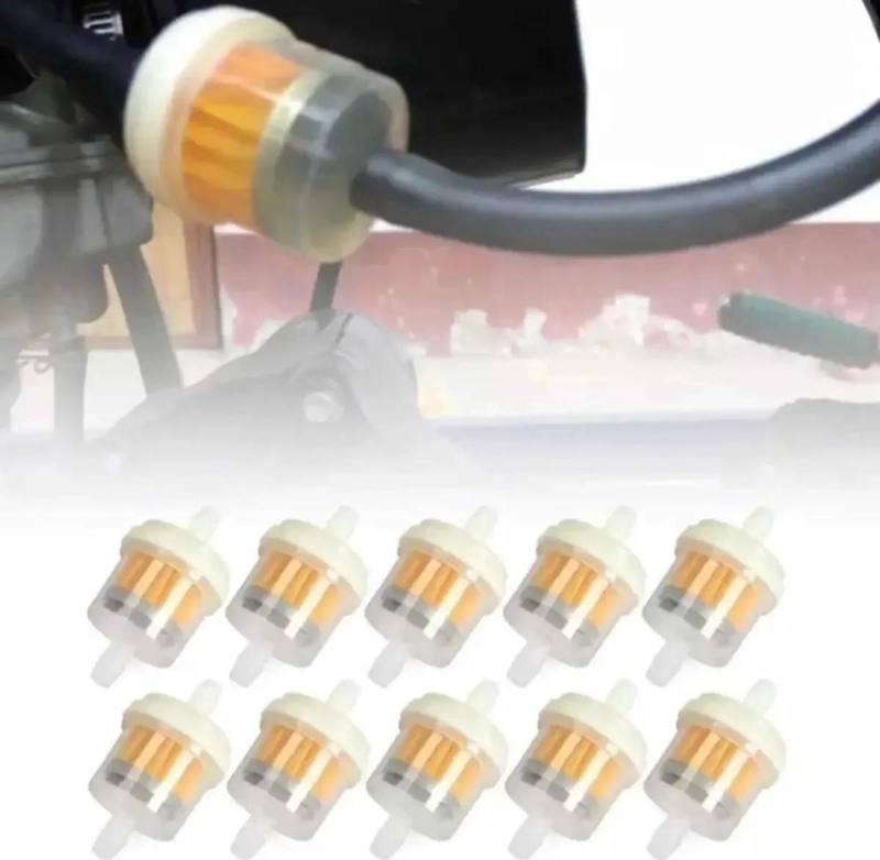 MINI FILTRO BENCINA UNIVERSAL PARA MOTOS Y GENERADORES - 2