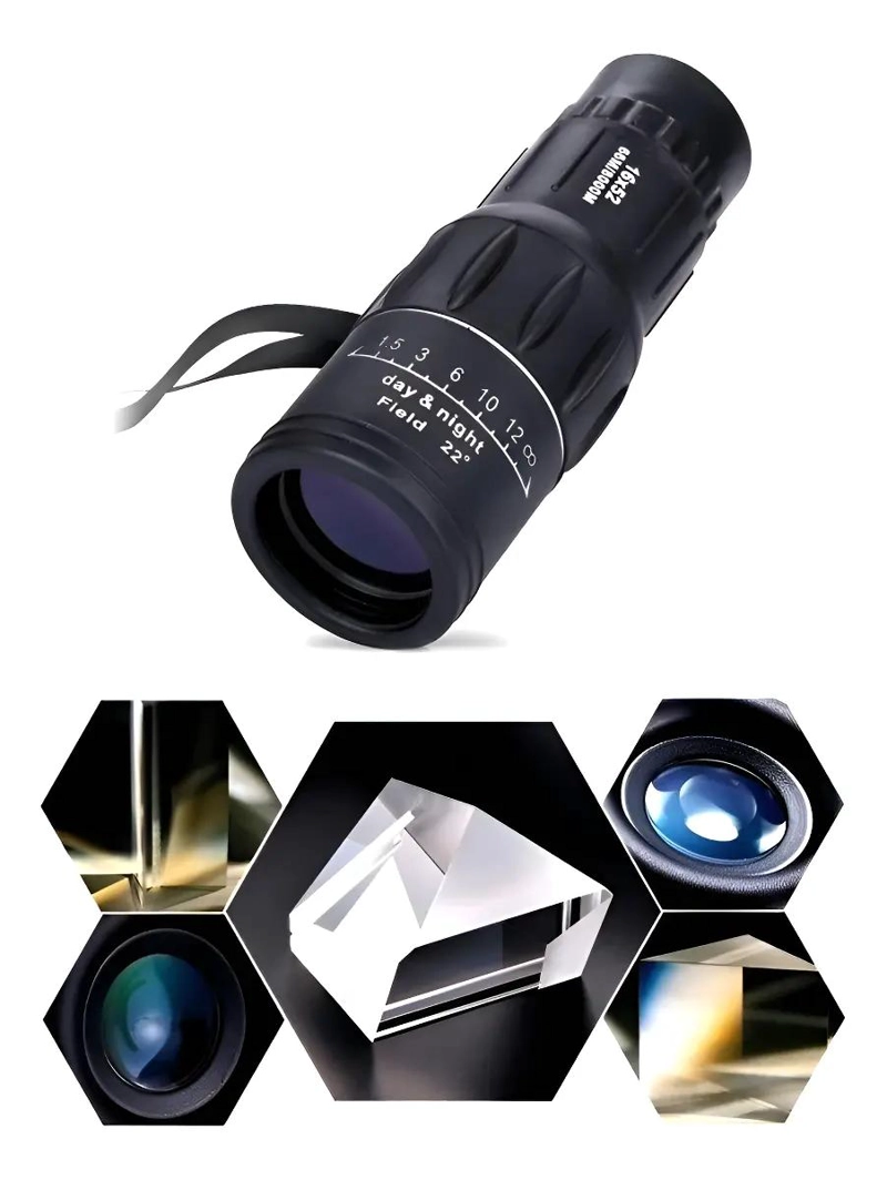 TELESCOPIO MONOCULAR VISION OPTICA HD 16X52 - 5