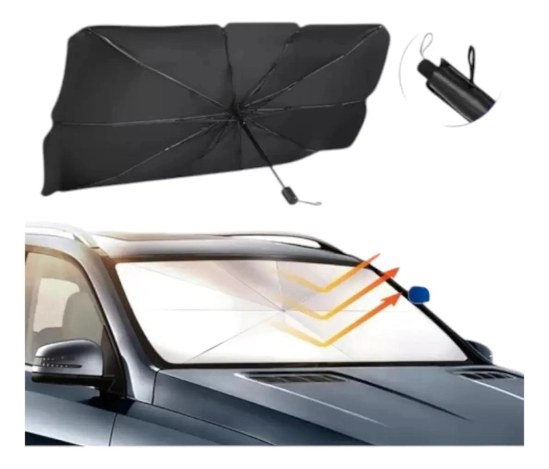 PARASOL CUBRE SOL PARA AUTO TIPO SOMBRILLA - 4