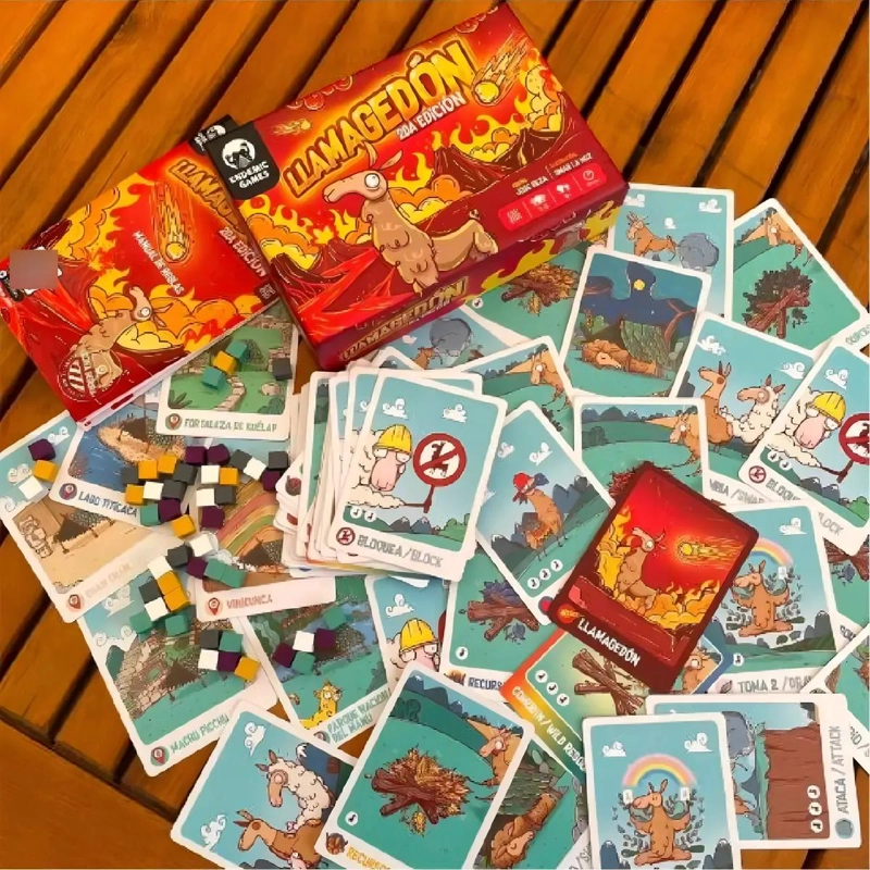JUEGO DE MESA LLAMAGEDON SALTA PAL LAO - 2