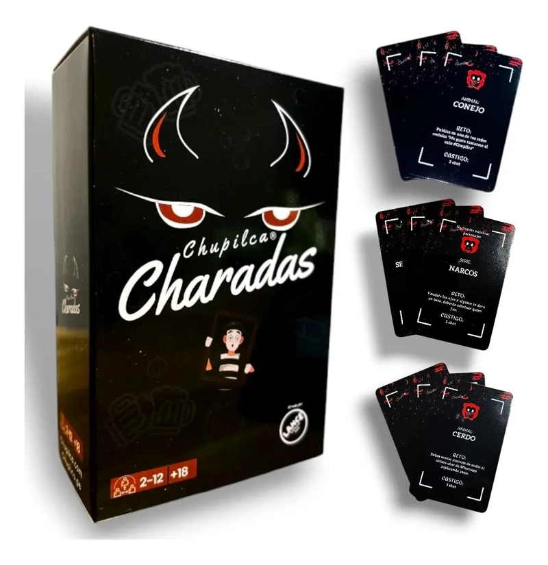 JUEGO DE MESA CHUPILCA CHARADAS FIESTA DIVERSION - 1