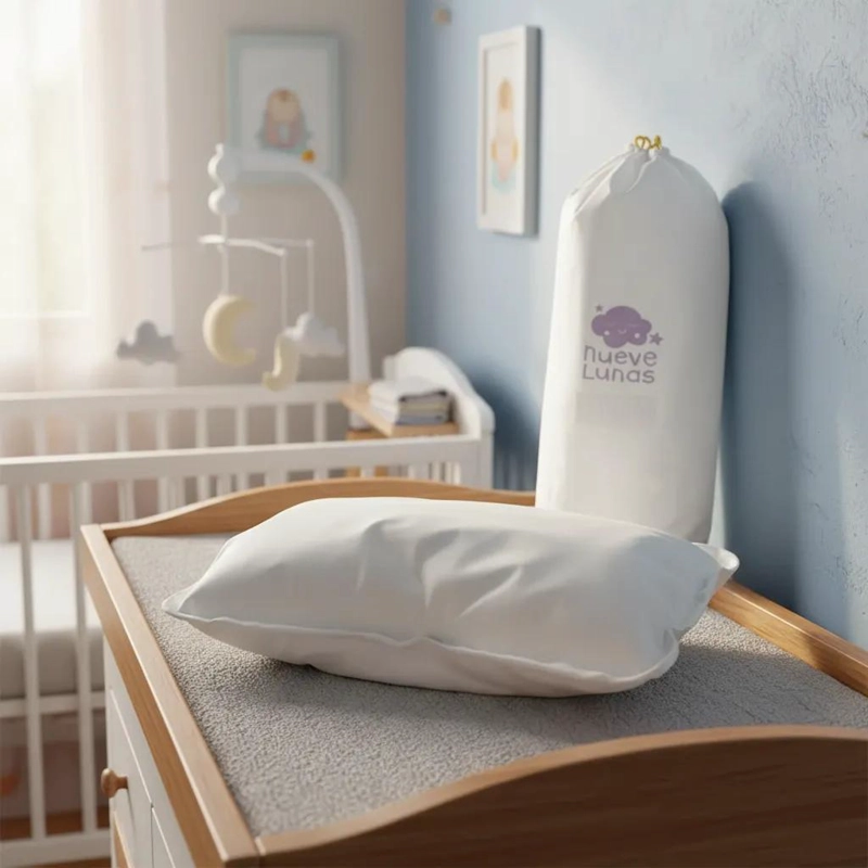 ALMOHADA PARA BEBE  CON FUNDA SUAVE - 5