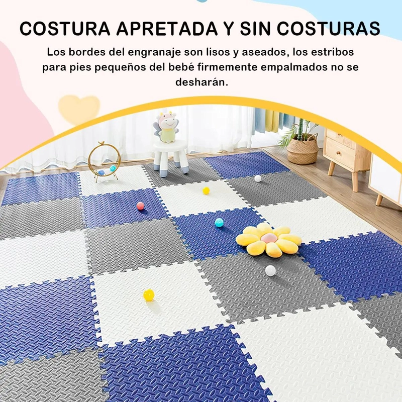 SET DE ALFOMBRILLAS DE GOMA EVA PUZZLE 10MM - 4