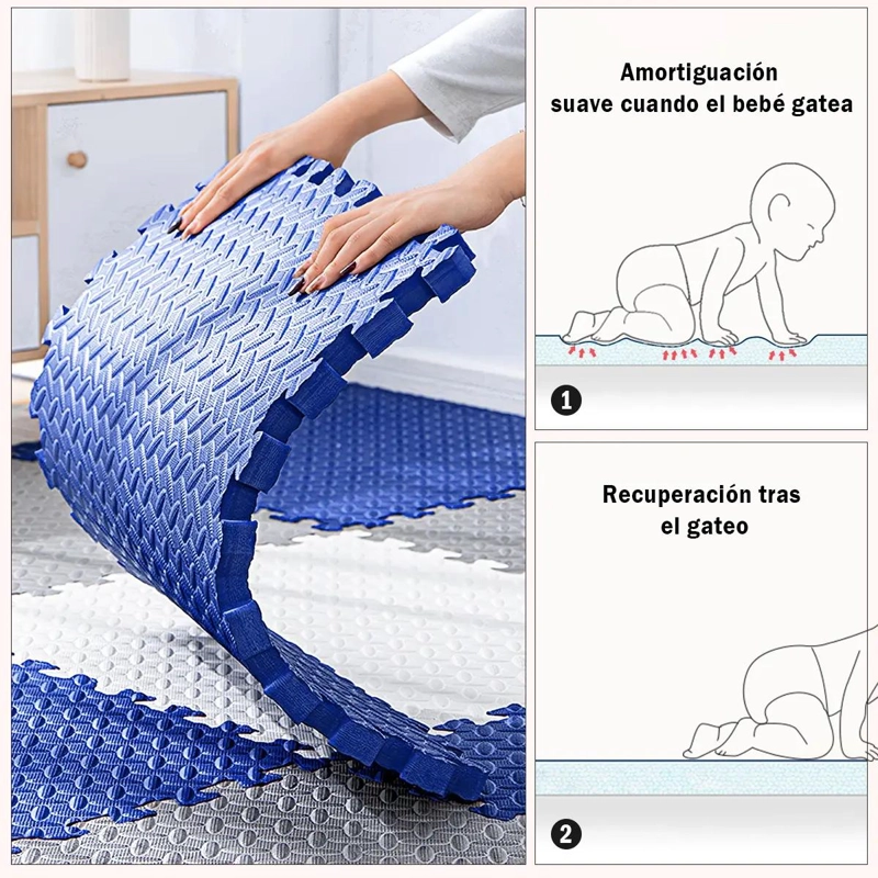 SET DE ALFOMBRILLAS DE GOMA EVA PUZZLE 10MM - 5