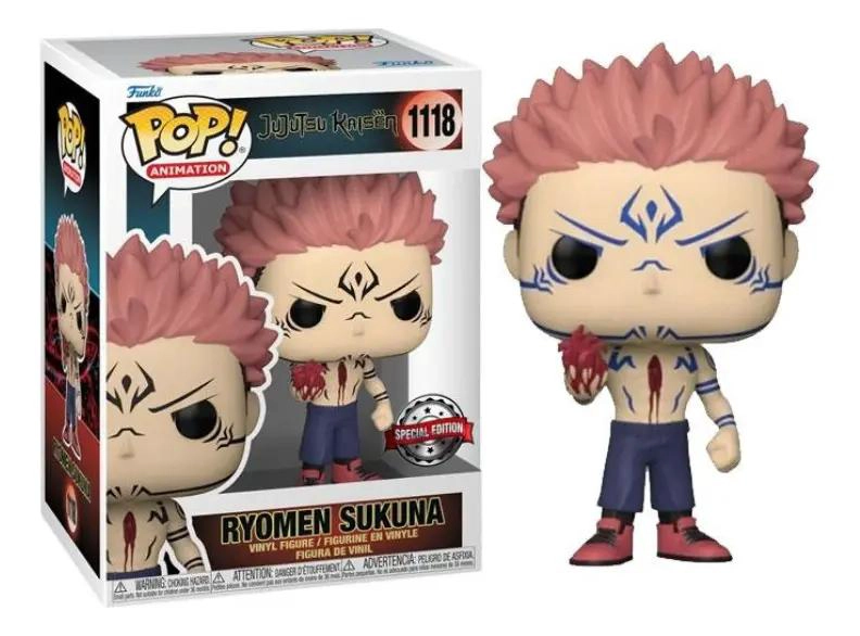 FUNKO POP JUJUTSU KAISEN RYOMEN SUKUNA CON CORAZON - 1