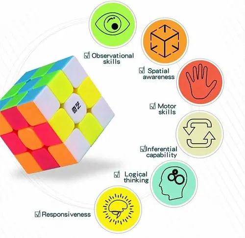 CUBO RUBIK 3X3 PROFESIONAL PARA COMPETENCIA - 3