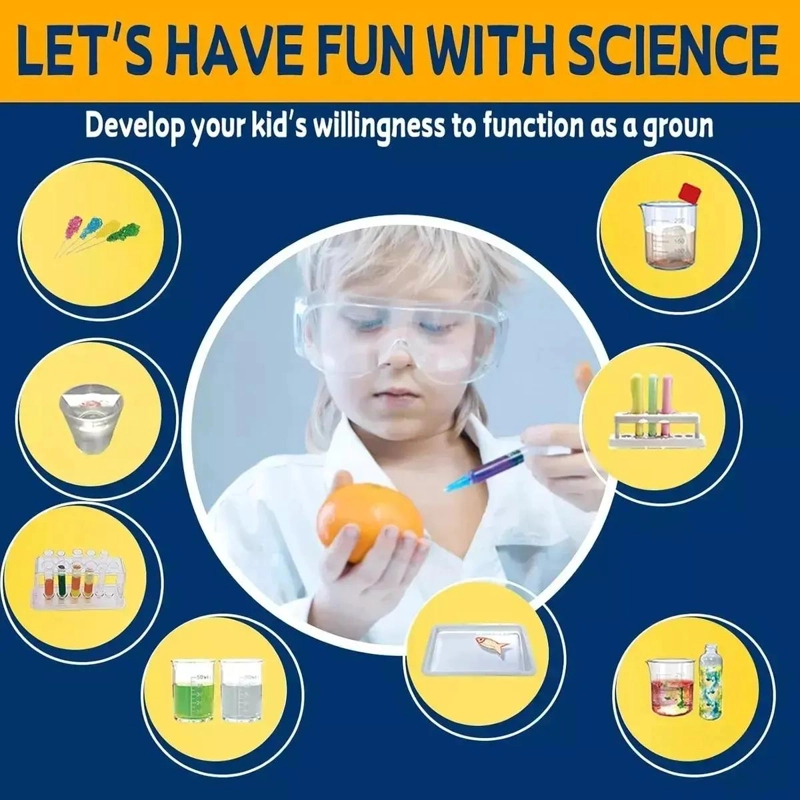 KIT DE JUEGOS DE QUIMICA 14 EN 1 EDUCATIVO - 2