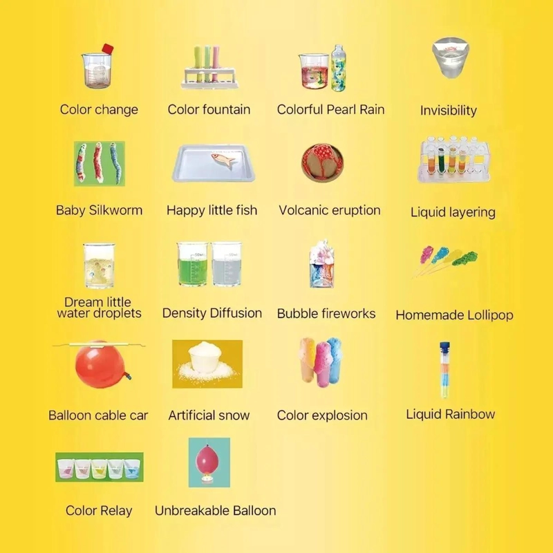 KIT DE JUEGOS DE QUIMICA 14 EN 1 EDUCATIVO - 3