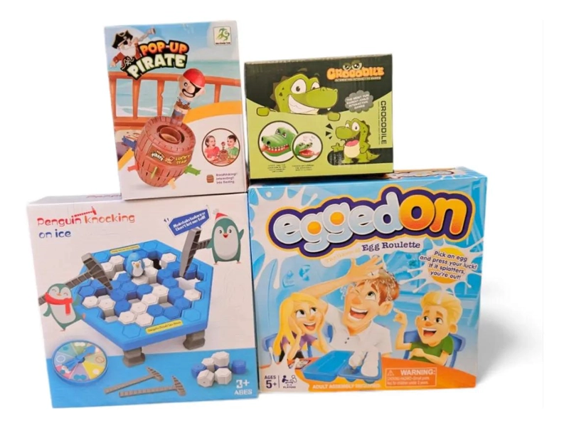 PACK 4 JUEGOS DE MESA PARA DIVERSION FAMILIAR - 1