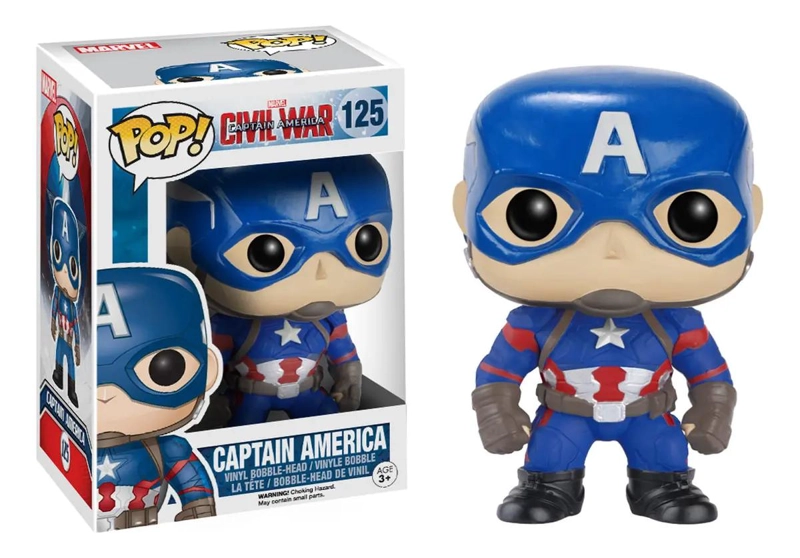 FIGURA COLECCIONABLE CAPITAN AME RICA 3 - 1
