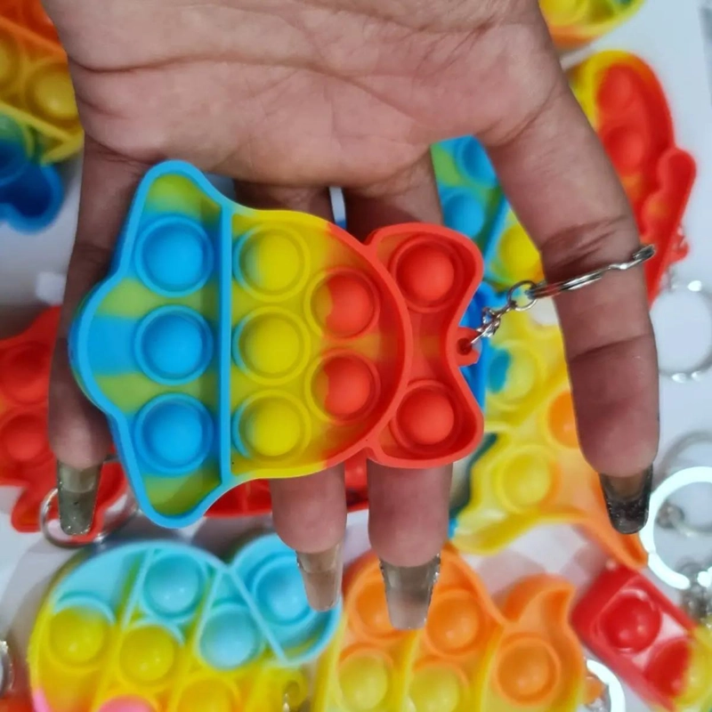 PACK DE 6 POP IT LLACEROS FORMAS VARIADAS - 4
